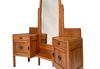 Art Deco Amsterdamse School Dressing Table or Vanity by J.J. Zijfers, 1920s